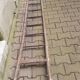Vintage old wooden painter scale
