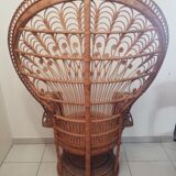 Fauteuil Emmanuelle peacock