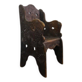 Japanese carved chair for Liberty & Co.
