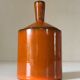 Orange ceramic pot Years 70