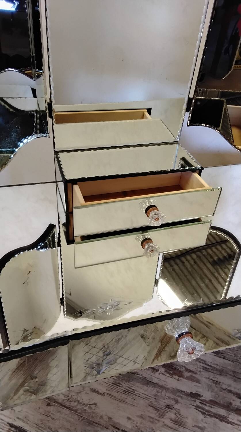 Antique Art Deco Venetian-style dresser