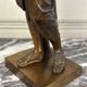 Diane de Gabies, large bronze after the antique with medal patina.
