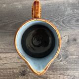 Antique Art Nouveau barbotine jug