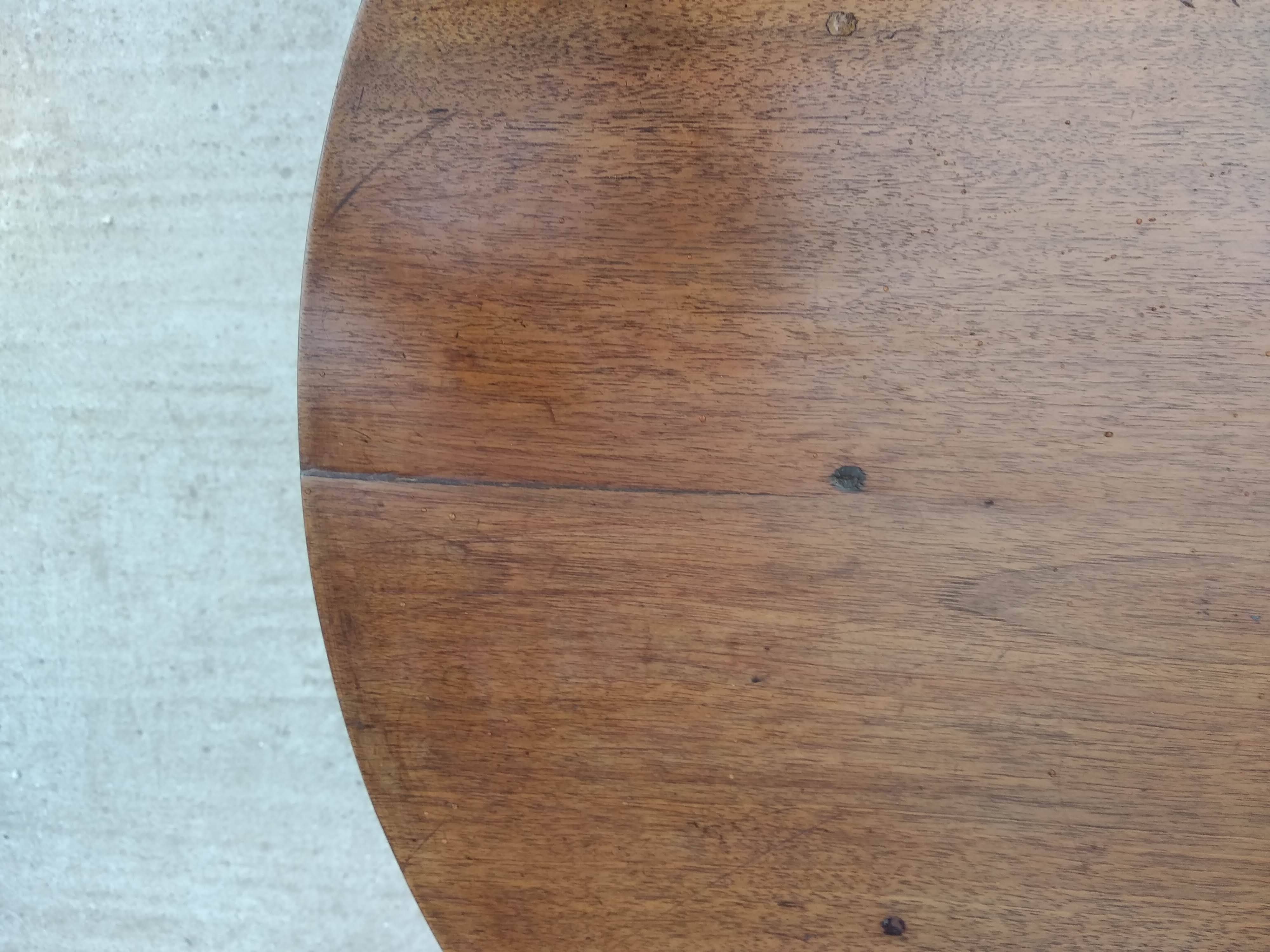 Table ovale à volets style Louis Philippe