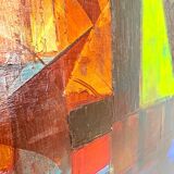 Contemporary abstract art painting