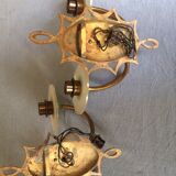 Paire d'appliques 1950