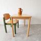 Table de cuisine en bois des années 1980