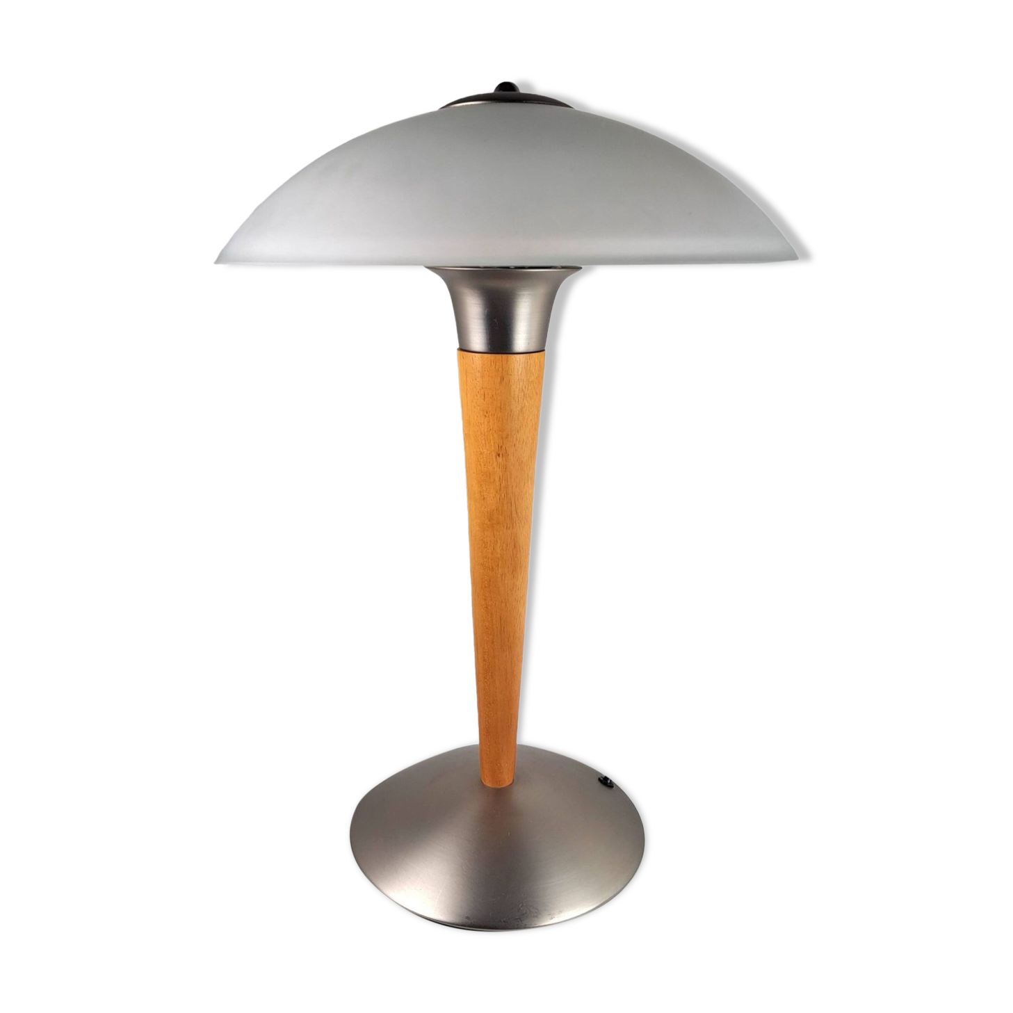 Art Deco Mushroom Liner Lamp 80s by Jakob Maul