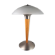 Art Deco Mushroom Liner Lamp 80s by Jakob Maul