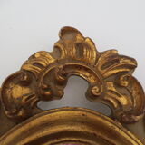 Louis XV style mirror in gilded wood