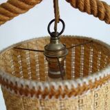 Rope suspension by Audoux Minet, France, 1950s