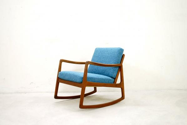 Pair of rocking by Ole Wanscher for France & Son, 1950 s