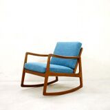 Pair of rocking by Ole Wanscher for France & Son, 1950 s