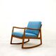 Paire de rocking chair par Ole Wanscher pour France & Søn, 1950s
