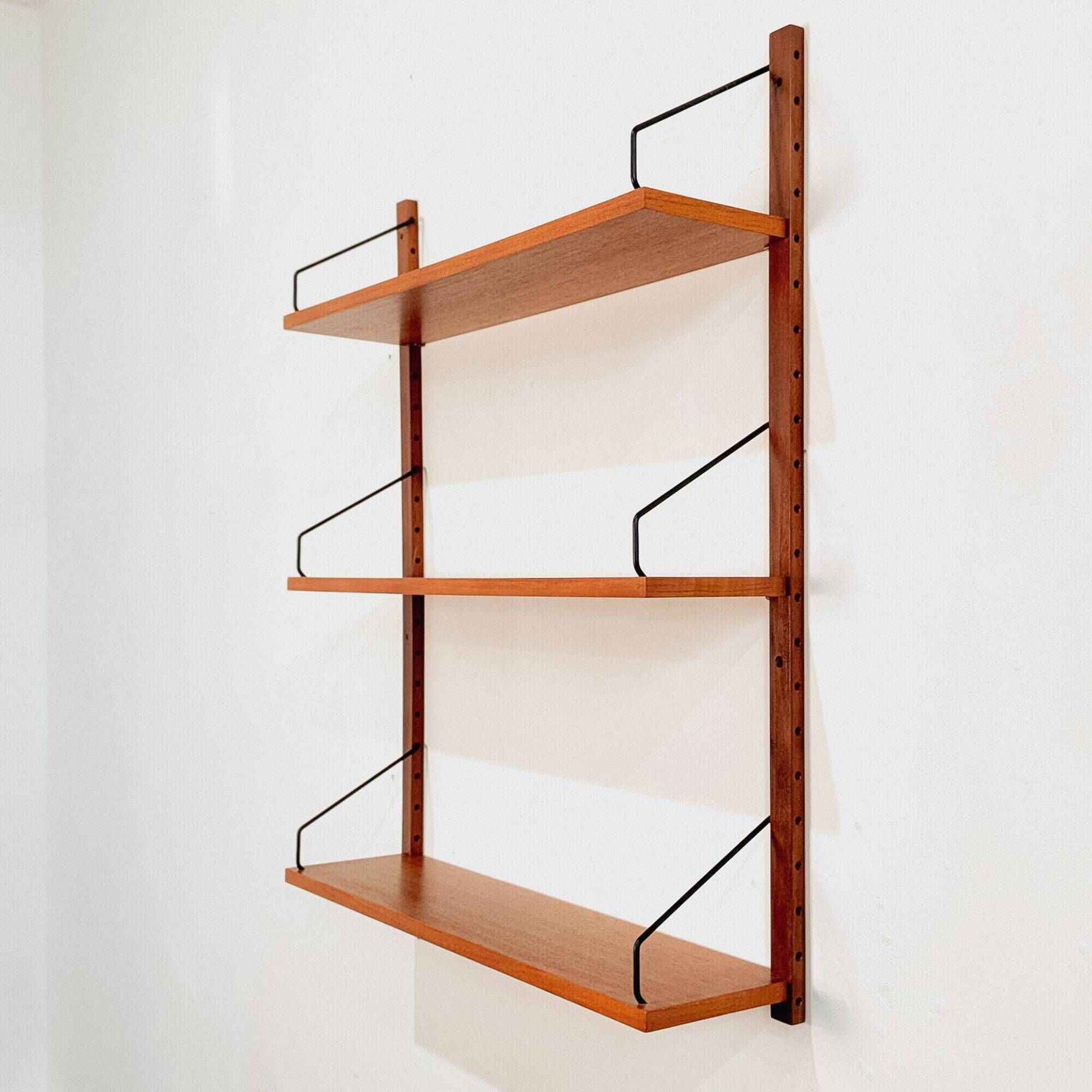 Poul Cadovius one bay teak Wall unit