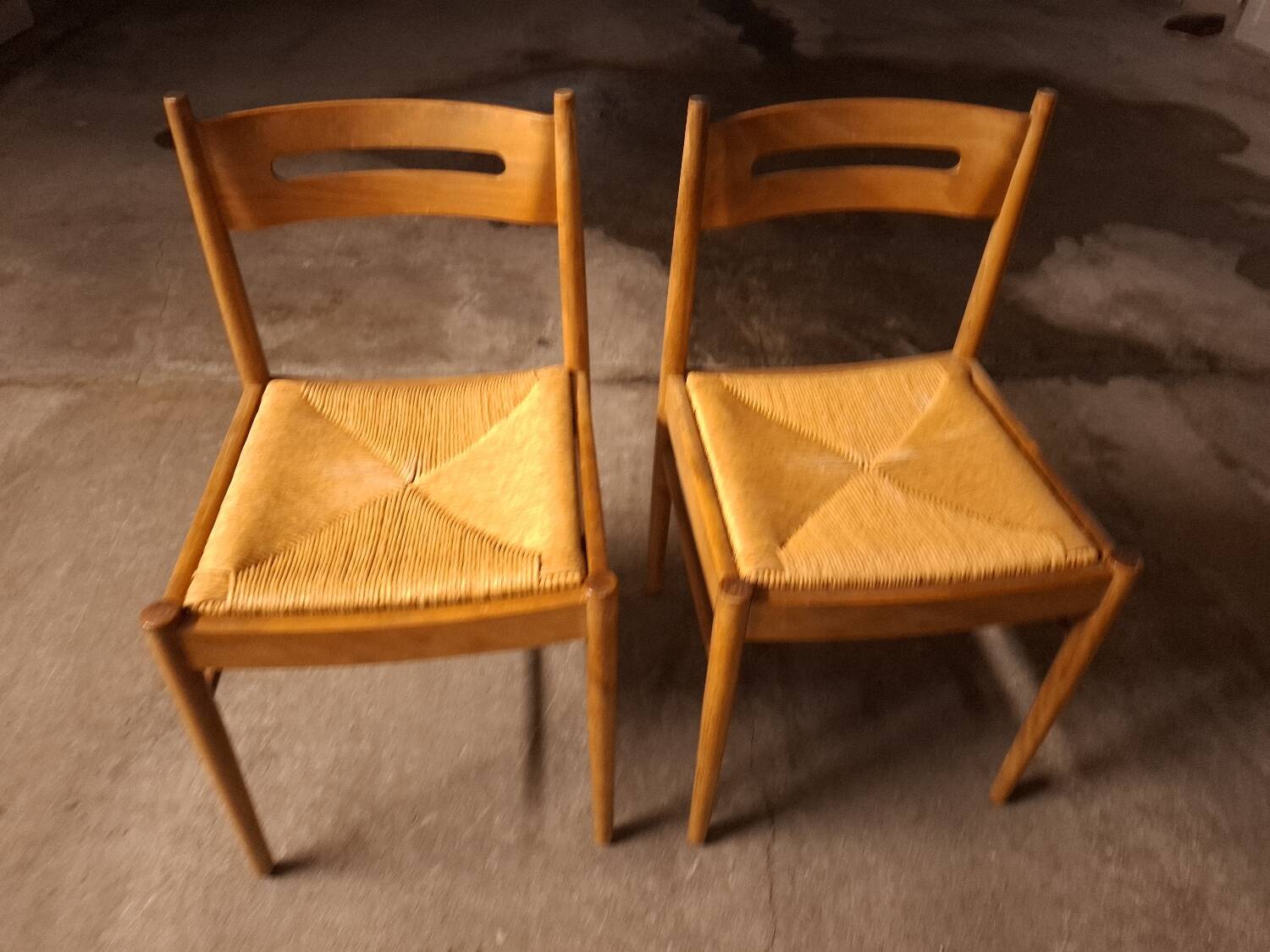 Set of two Dal Vera chairs from the 1970s, Italy.