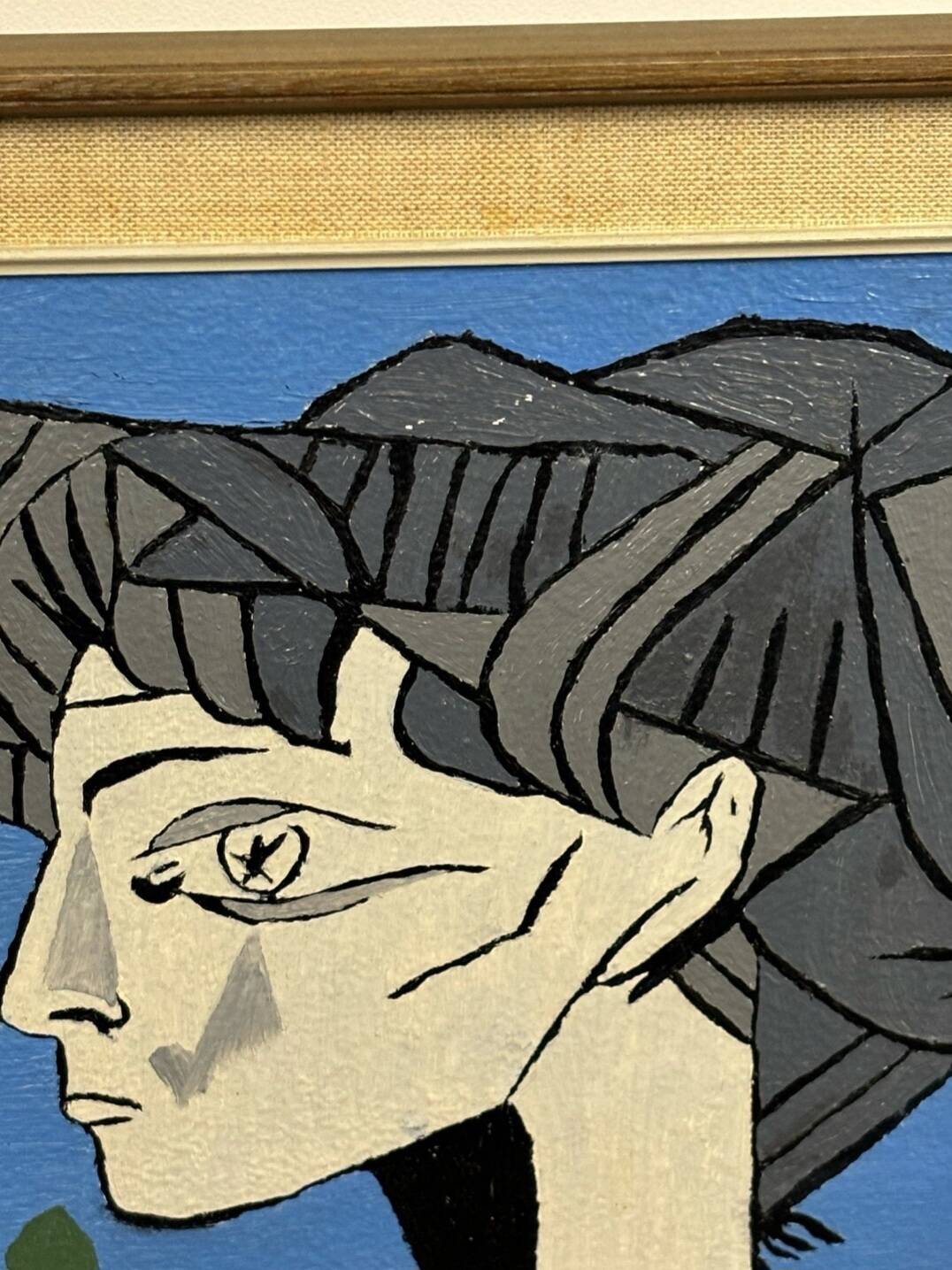 Siv Holme Painting Depicting Jacqueline Picasso