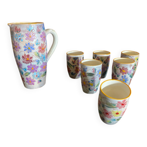 Service à orangeade, - vallauris