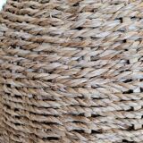 Woven rattan pendant light - H38cm