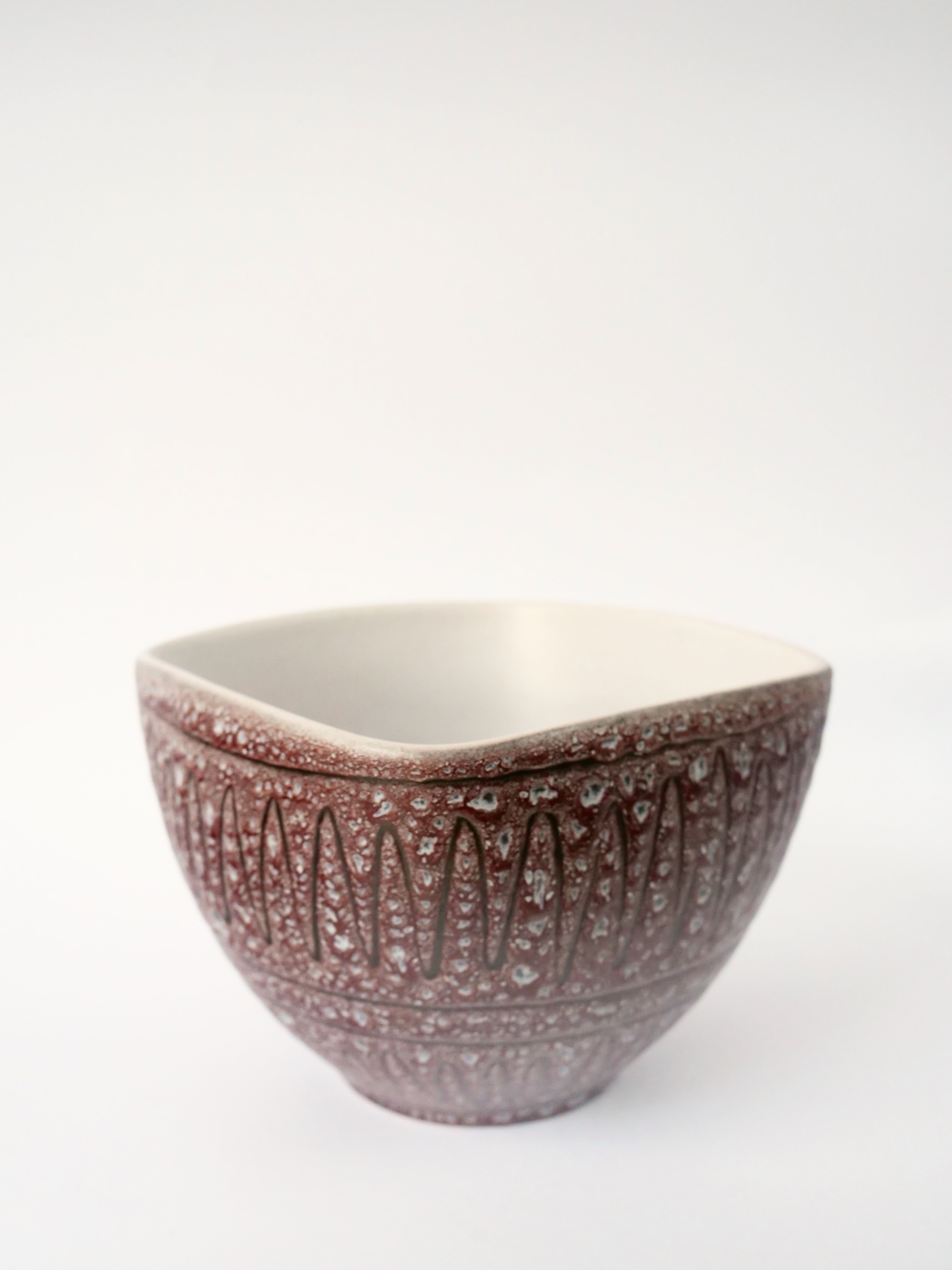 Salad bowl Vallauris signed Jean Austruy