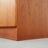 Meuble en teck, design danois, années 1970, fabricant : Denka