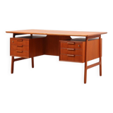 Teak writing desk „No. 75“ by Gunni Omann for Omann Jun Møbelfabrik