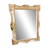 Large gilded wooden mirror