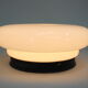 Glass flush mount light czechoslovakia, 1970