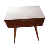 Wooden worker vintage compass feet