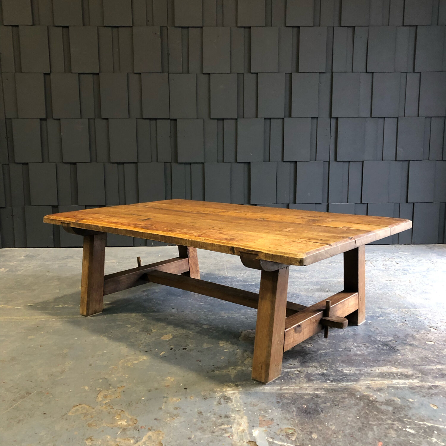 19th century wooden coffee table