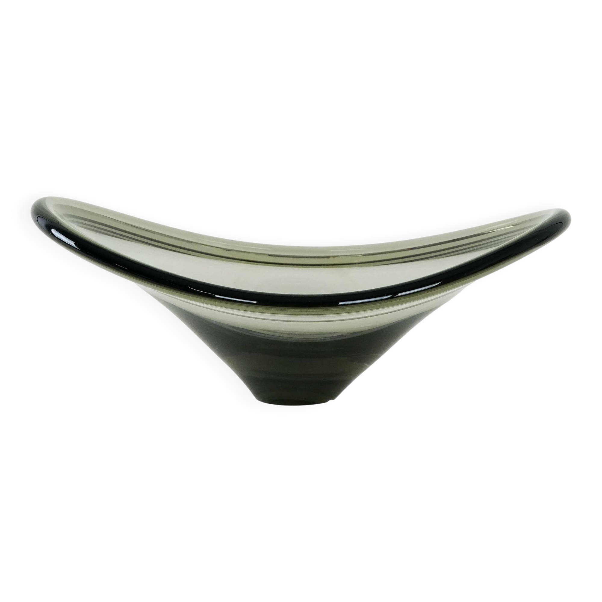 Selandia platter, Danish design, 1950s, manufacturer: Holmegaard, designer: