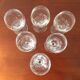 Set of 6 glasses on foot serographed "Irish Coffee"