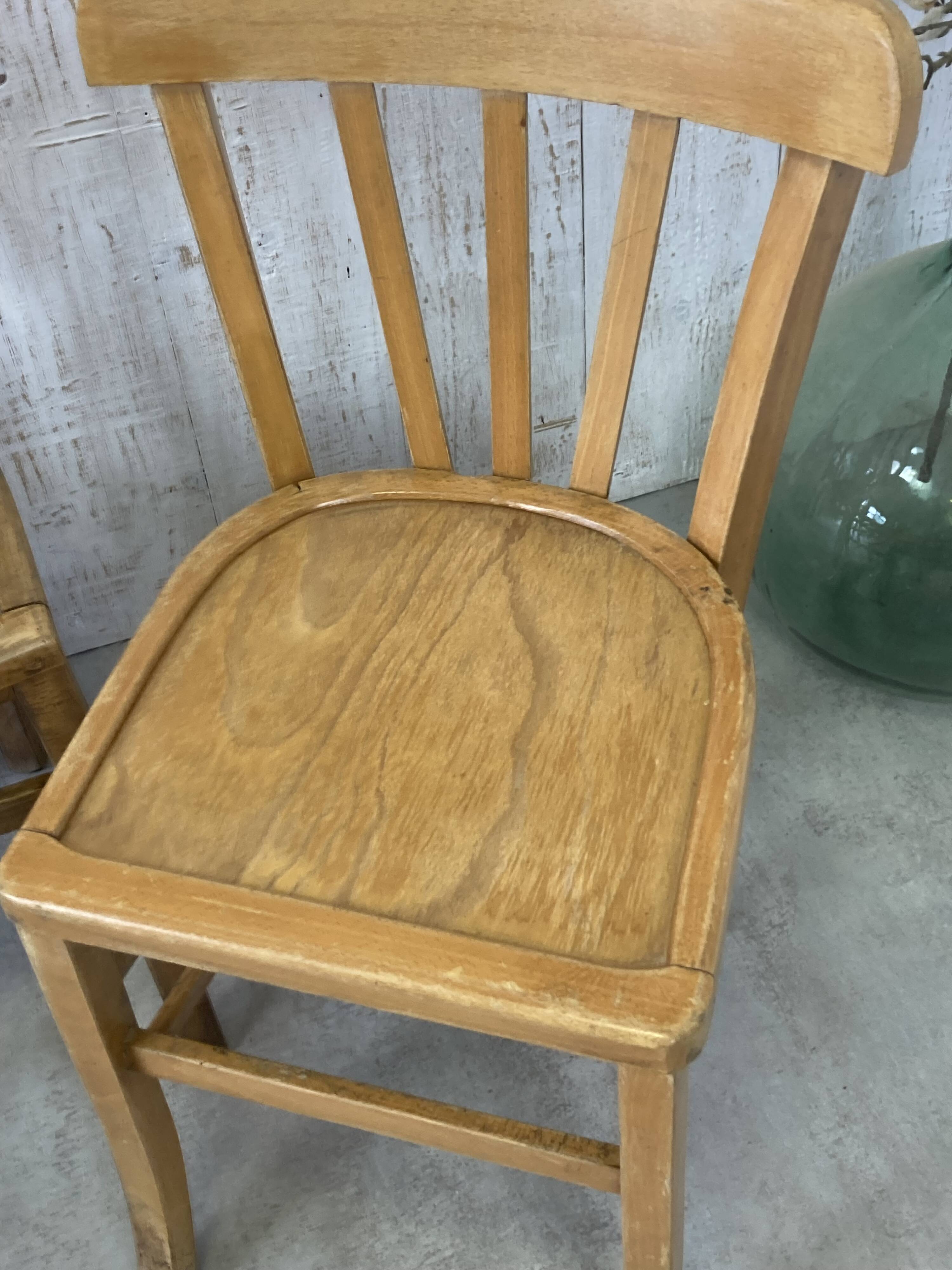 Set of 4 mismatched bistro chairs (Luterna...)