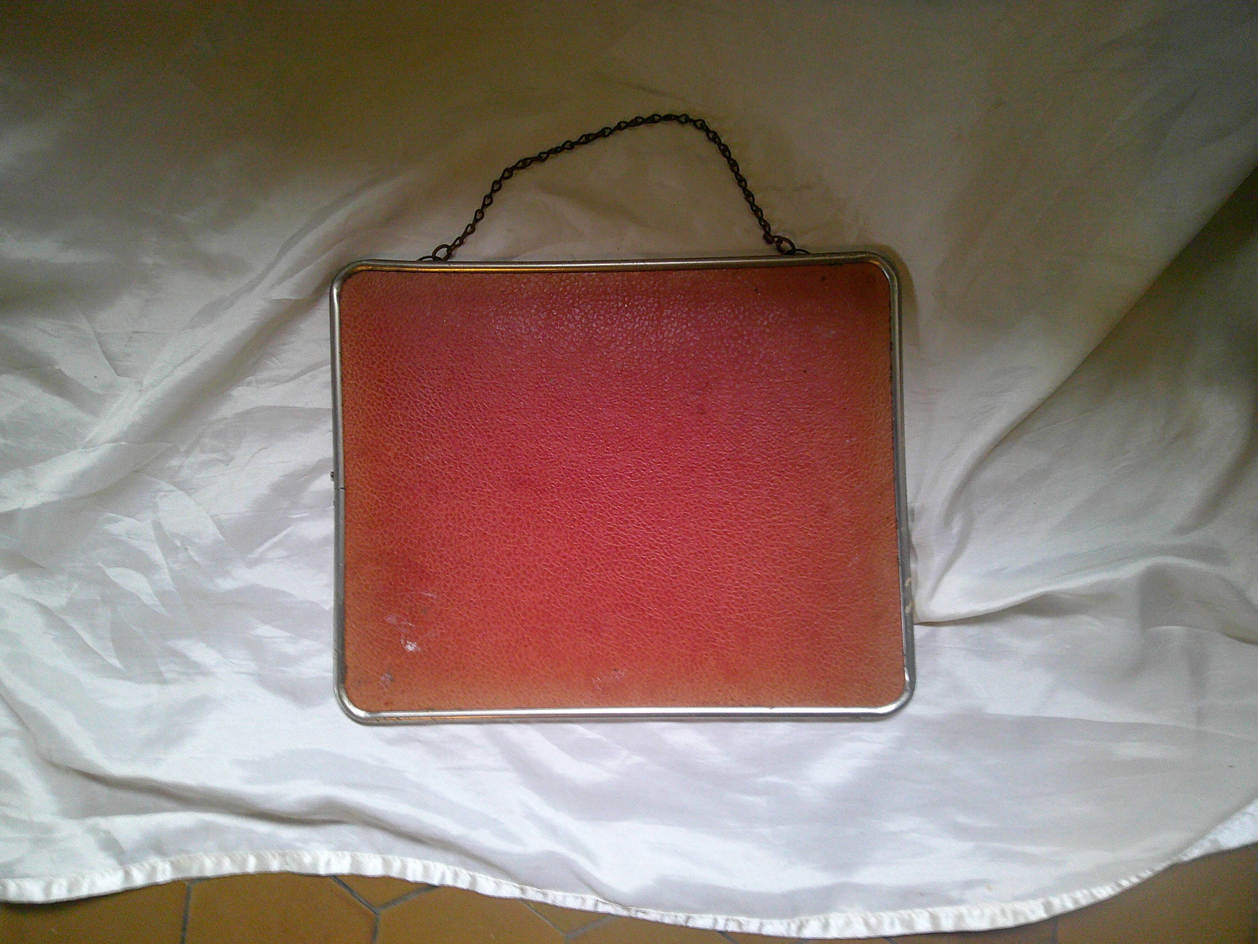 antique barber's mirror