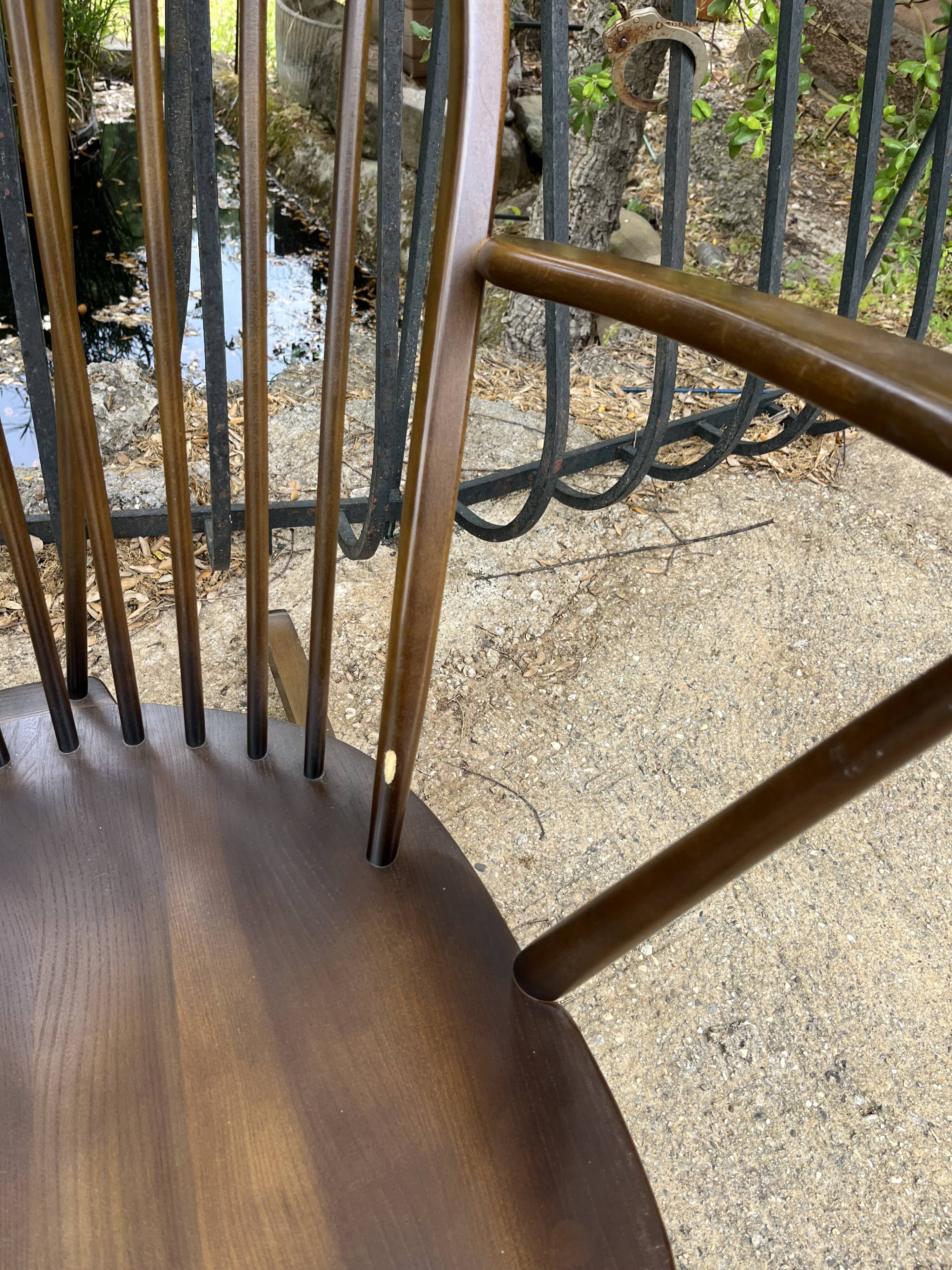 Pair of rocking chairs ercol lucian ercolani vintage design