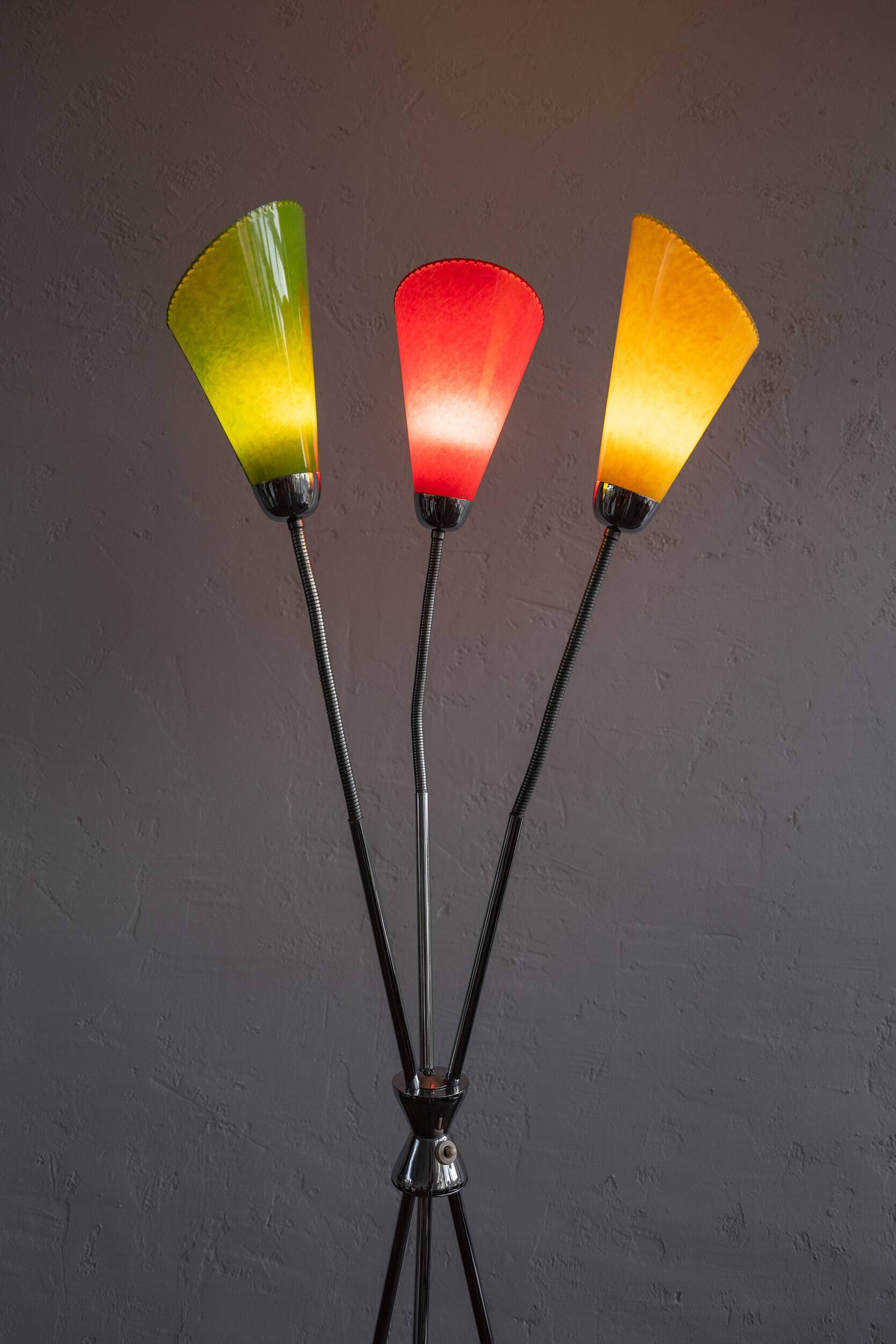 Vintage Czechoslovak Adjustable Floor Lamp By Lidokov, 1960s