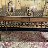 Bureau - Console d'entrée en chêne époque Louis XV