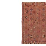 Vintage Turkish Oushak Rug Handwoven 95x140 cm