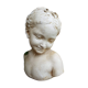 Bust plaster "the florentine" called "the rieuse" after Jean-Baptiste Pigalle
