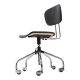 Chrome Wheel Office Chair