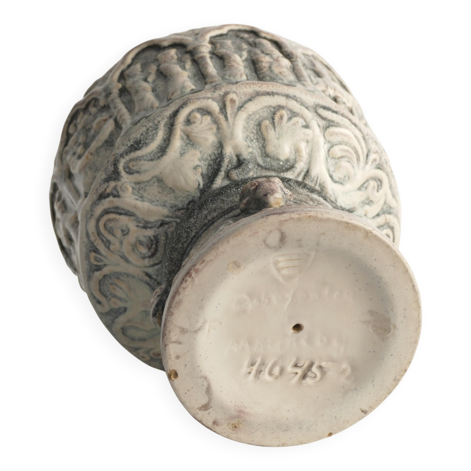 Gothic Ceramic Bowl or Jardiniere by Michael Andersen & Son, 1960s