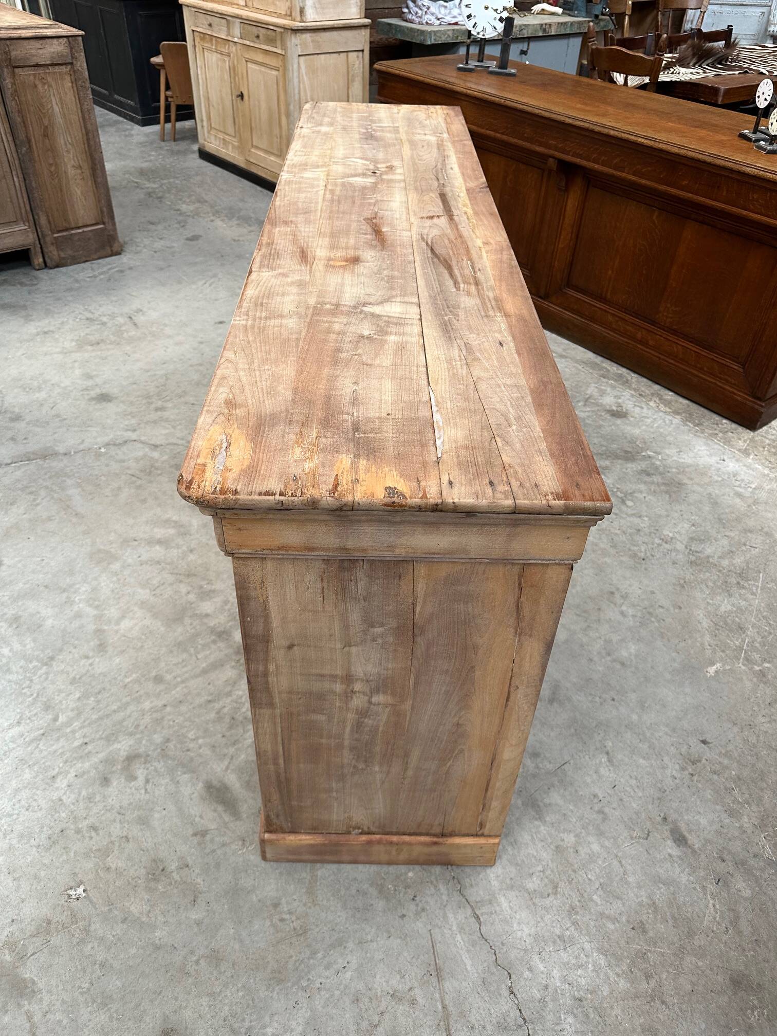 3-door cherry wood sideboard