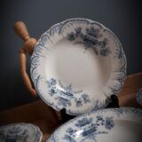 Set 6 hollow plates regency