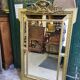 Large framed mirror from the 19th century