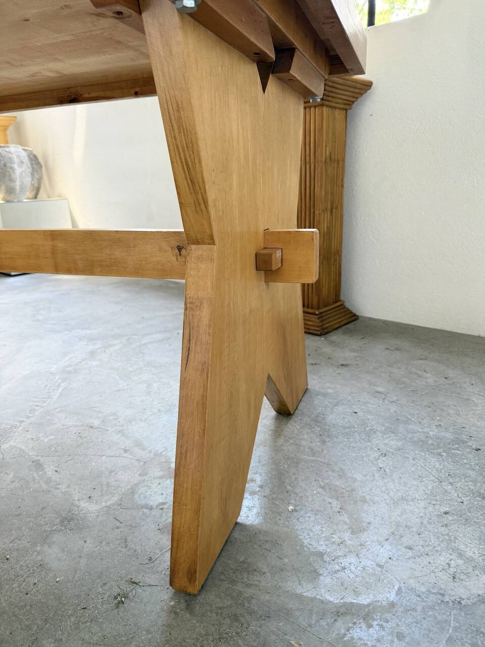 1950s beech mountain furniture table