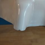 Suspension lampshade corole glass Rose lace