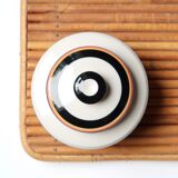 Porcelain sugar bowl arabia finland reimari, 60s