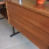 Huge shelf library Swedish desk teak, string.