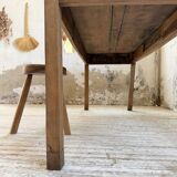 Table de ferme en cerisier