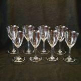 8 Baccarat Coppelia water glasses in perfect condition